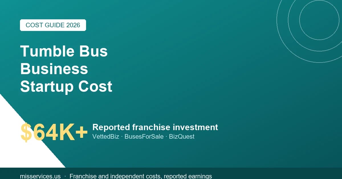 Tumble Bus Business Startup Cost (2026 Cost Breakdown)