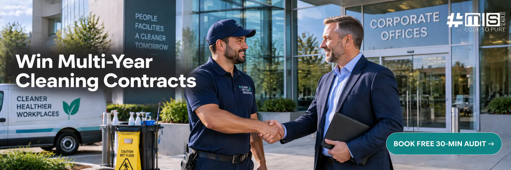 Free 30-minute marketing audit for commercial cleaning companies — MIS Services