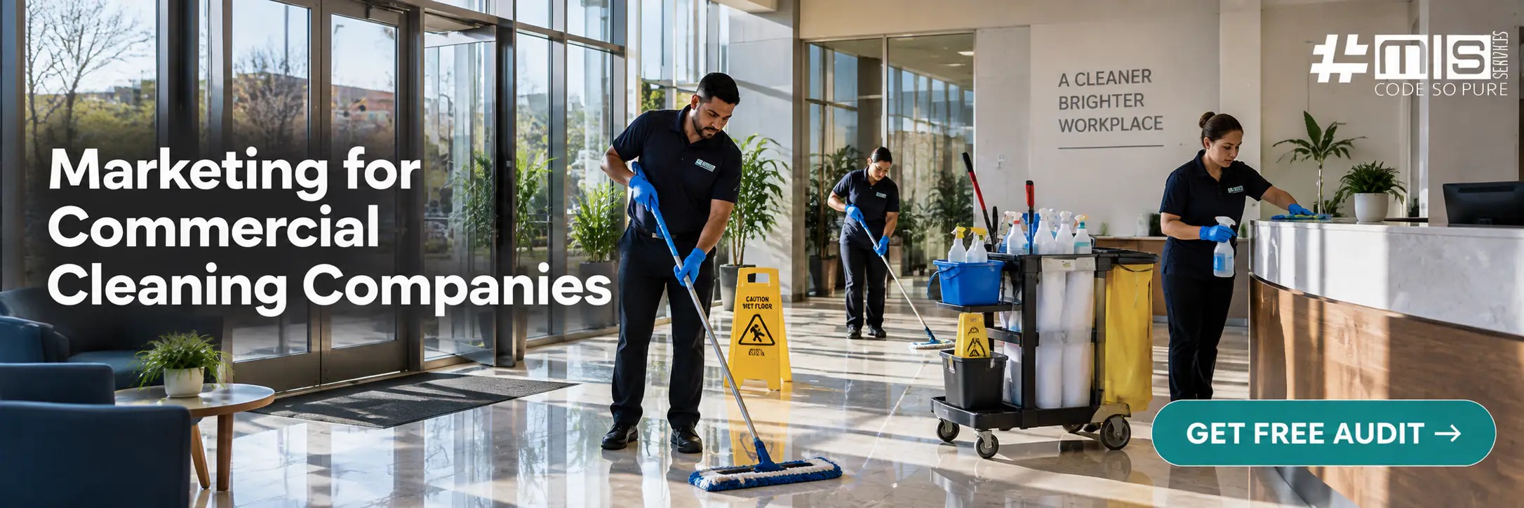 Digital marketing services for commercial cleaning and janitorial companies — MIS Services Inc