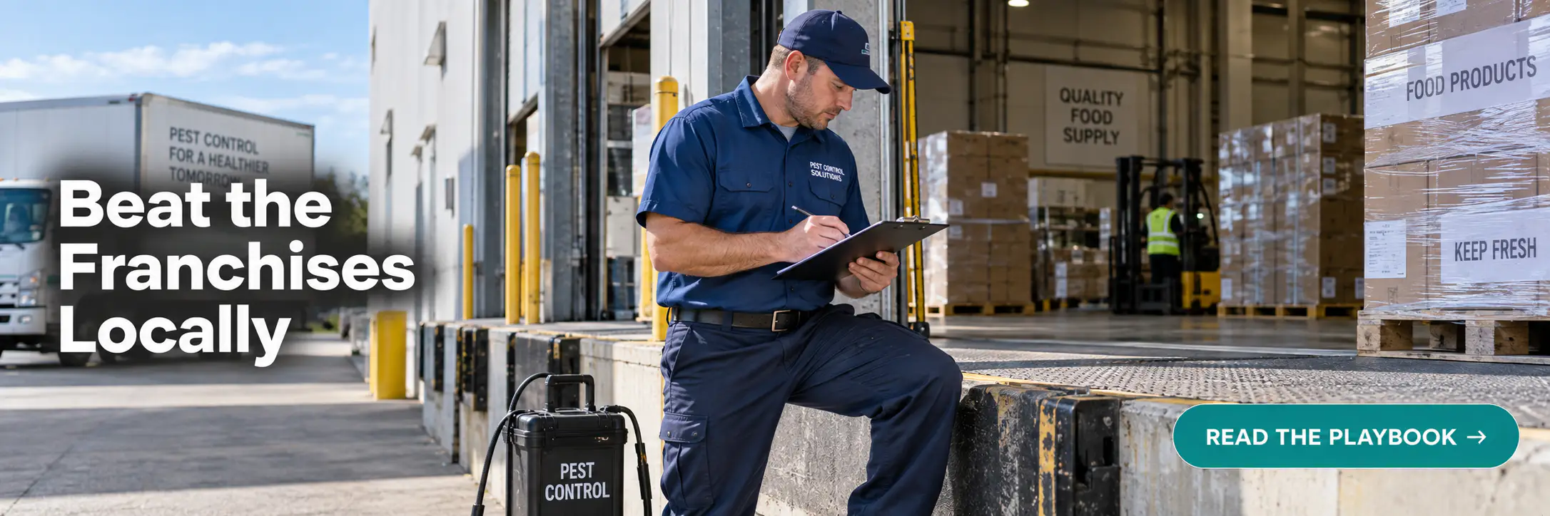 How to get more commercial pest control contracts — beat the franchises locally