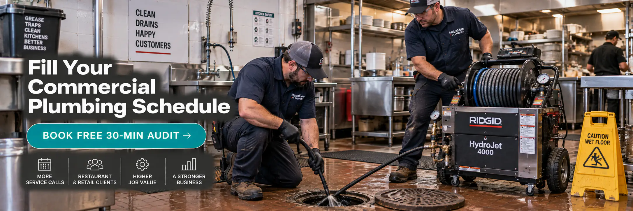 Free 30-minute marketing audit for commercial plumbing specialists — MIS Services