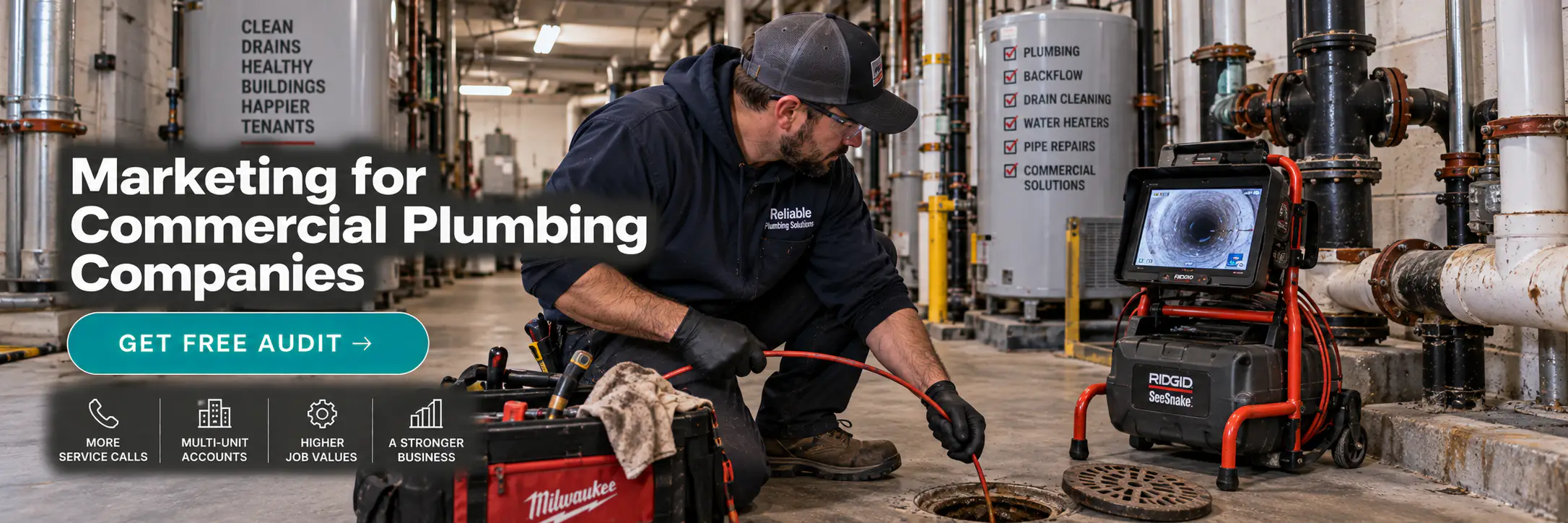 Digital marketing services for commercial plumbing companies — MIS Services Inc