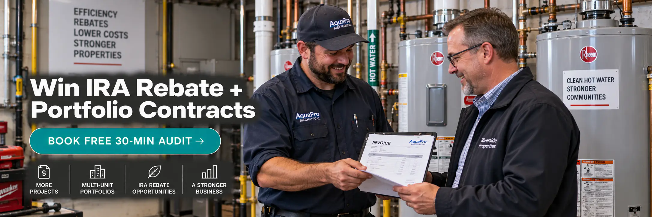Free 30-minute marketing audit for commercial water heater specialists — MIS Services