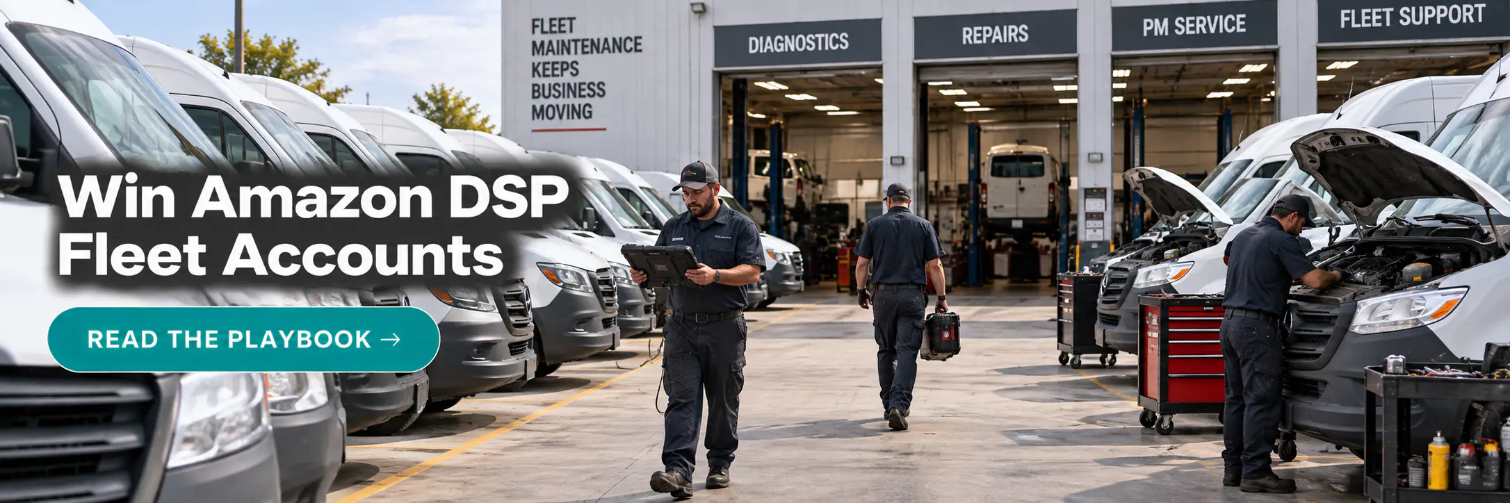How to get more fleet vehicle repair contracts — Amazon DSP outreach playbook