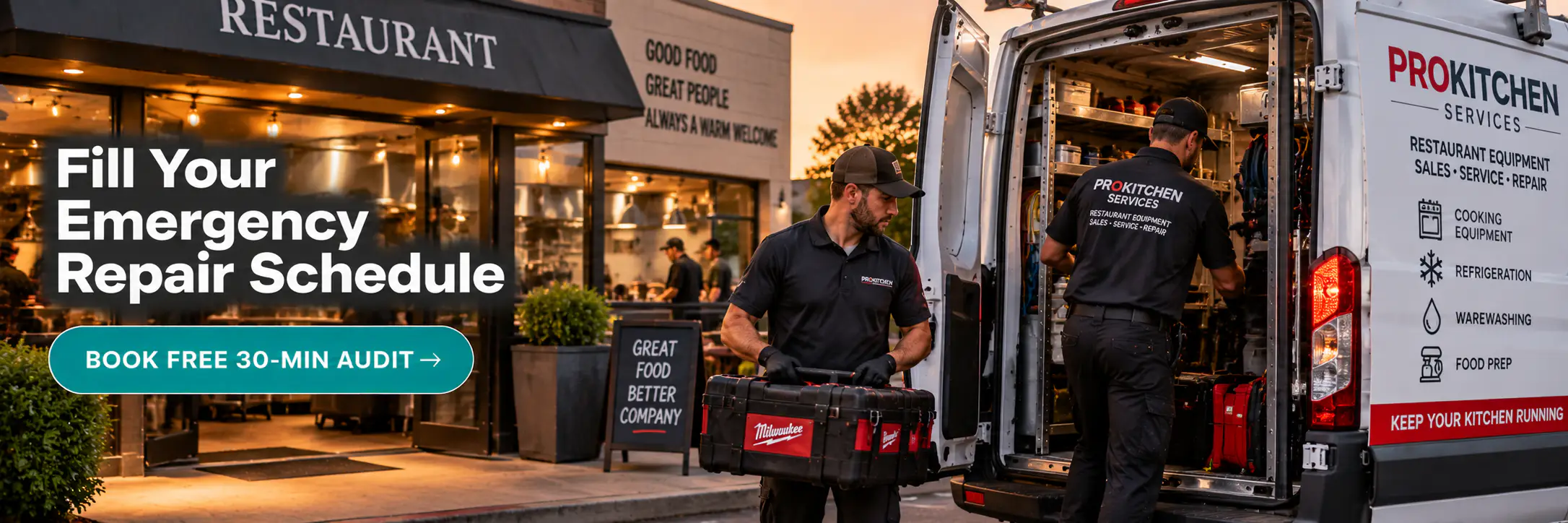 Free 30-minute marketing audit for restaurant equipment repair companies — MIS Services
